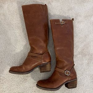 Lucky Brand Leather Riding Boot